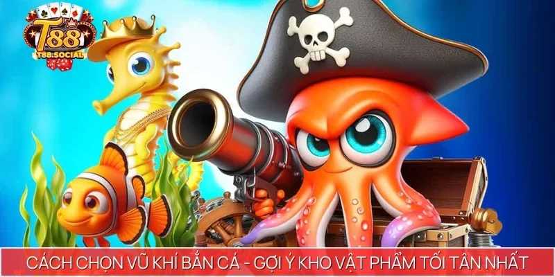 Cách chọn vũ khí bắn cá - Gợi ý kho vật phẩm tối tân nhất