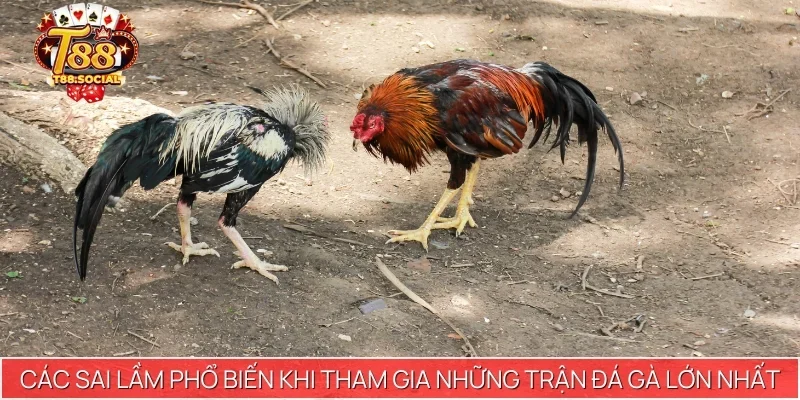 Hạn chế các sai lầm phổ biến khi tham gia những trận đá gà lớn nhất