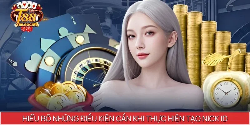 Hiểu rõ những điều kiện cần khi thực hiện tạo nick ID